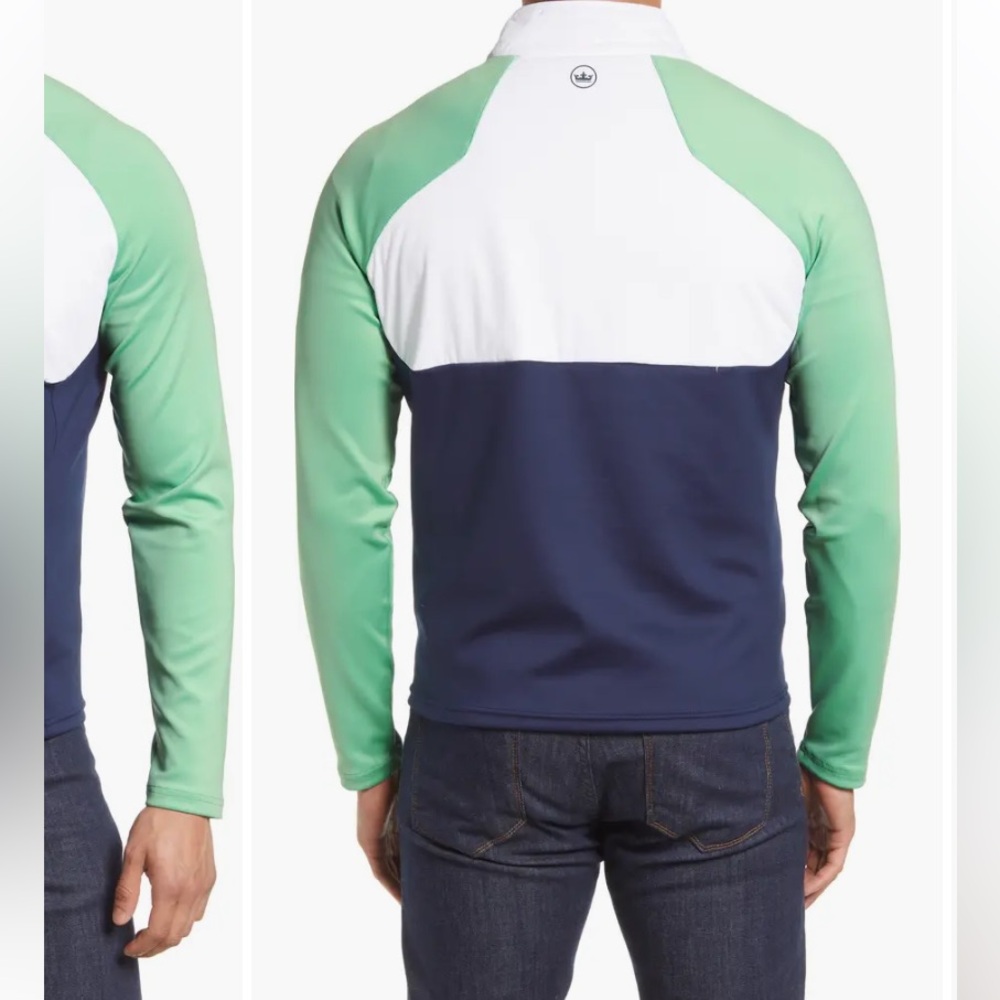 Peter Millar Crown Sport Men's Hyperlight Weld Hybrid Half-Zip - Picture 2 of 9